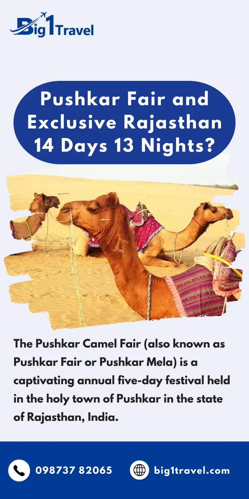 Pushkar Fair and Exclusive Rajasthan 14 Days 13 Nights?