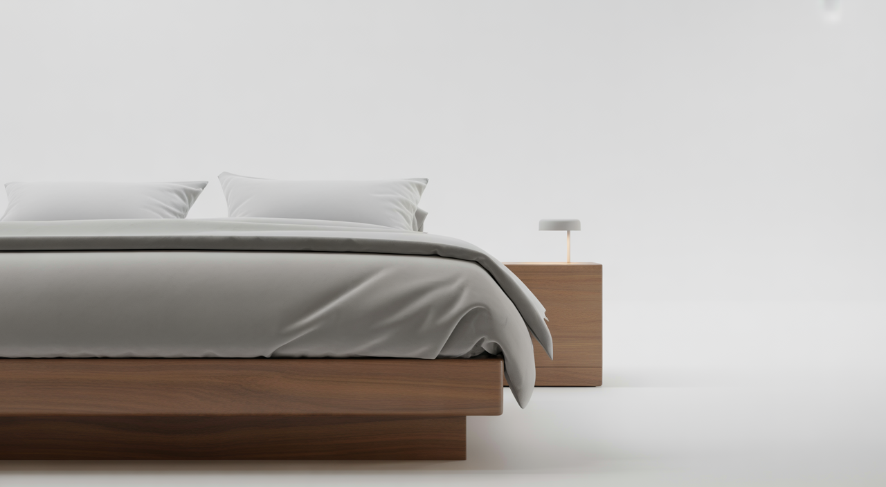 Modern bedroom with minimalist design
