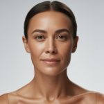 Confident woman with refreshed, smooth skin reflecting the natural results of aesthetic treatments.
