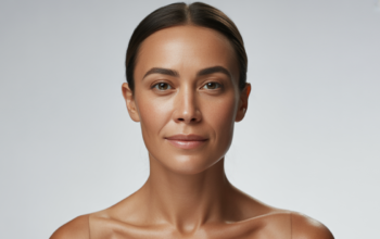 Confident woman with refreshed, smooth skin reflecting the natural results of aesthetic treatments.